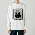 くろぼんのタイプライター Heavyweight Crew Neck Sweatshirt