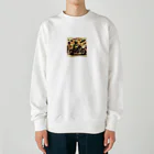 おふざけのバイク宇宙人 Heavyweight Crew Neck Sweatshirt