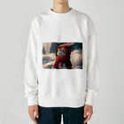 Soundの雪国のウサギ Heavyweight Crew Neck Sweatshirt