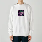 neat55のアジサイの球状の花房 Heavyweight Crew Neck Sweatshirt