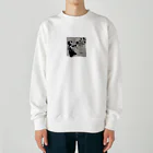 ビンパシーの館の花束でマジックする女の子 Heavyweight Crew Neck Sweatshirt