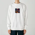 はまみるのファンキーなファット猫 Heavyweight Crew Neck Sweatshirt