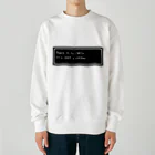 NEW.Retoroの『There is no reply. It's just a corpse.』白ロゴ Heavyweight Crew Neck Sweatshirt