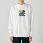 クロスクリエイティブの琉球美女の秘密 Heavyweight Crew Neck Sweatshirt