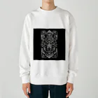 Chronos Chromaの狼- 大神 Heavyweight Crew Neck Sweatshirt