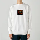 k.a.u.j.7のおしゃれでユニークなハロウィンの風景が広がります Heavyweight Crew Neck Sweatshirt