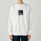 Sound17のタバコを吸う女性 Heavyweight Crew Neck Sweatshirt