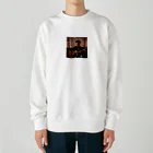 kuromame3tenのギターを弾いているイケメン Heavyweight Crew Neck Sweatshirt