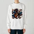 ロック堂のロックスター Heavyweight Crew Neck Sweatshirt