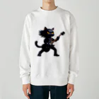 ロック堂のキャットスター Heavyweight Crew Neck Sweatshirt