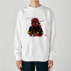 混ジェ2号店のヤニカス蔑みメイド(男子) Heavyweight Crew Neck Sweatshirt