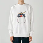 fukufukudo_514の宮城の文鳥 Heavyweight Crew Neck Sweatshirt