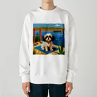 小物屋の夏色シーズー Heavyweight Crew Neck Sweatshirt