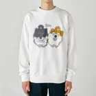 しぇるーののむっちり柴犬くん Heavyweight Crew Neck Sweatshirt