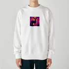 ZeroCreativeのネオンな鹿 Heavyweight Crew Neck Sweatshirt