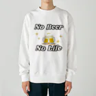 monkeyGのNO Beer　NO Life Heavyweight Crew Neck Sweatshirt