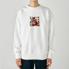 mari0909の可愛らしいシマリス Heavyweight Crew Neck Sweatshirt