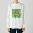 チップちゃんのチワワのチップちゃん Heavyweight Crew Neck Sweatshirt