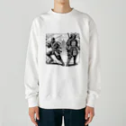 マイティのninja & samurai Heavyweight Crew Neck Sweatshirt