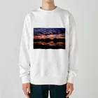 空が好きの冬の朝空 Heavyweight Crew Neck Sweatshirt