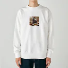 hibiscus_7のほんわかなうさぎ Heavyweight Crew Neck Sweatshirt