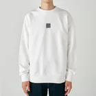 ぽつねん。のあのときのぽつねんの線（黒） Heavyweight Crew Neck Sweatshirt