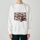 夜彩　-yasai-のsweets cab / chocolatecake Heavyweight Crew Neck Sweatshirt