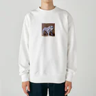 barisukaのマッチョなブルドッグ Heavyweight Crew Neck Sweatshirt