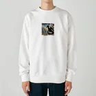 comati12の幼い黒龍 Heavyweight Crew Neck Sweatshirt