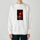 dorakiti0712のサンセット・ビーチ Heavyweight Crew Neck Sweatshirt