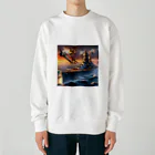 「動物ミリ屋」の先人たちの戦い Heavyweight Crew Neck Sweatshirt