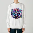 iSysのゲーミング少女ピーシースリー Heavyweight Crew Neck Sweatshirt