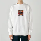 kawaiidoubututatiのいくらおにぎり Heavyweight Crew Neck Sweatshirt