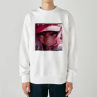 ぶーたんの熱血少女の燃える情熱 Heavyweight Crew Neck Sweatshirt