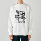 Boo!のBoo!(ぶんぶくちゃがま) Heavyweight Crew Neck Sweatshirt