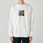 taiseibowのネコ＆富士山 Heavyweight Crew Neck Sweatshirt