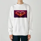 オンリーワンのTHE ONLY ONE『シークレットファイヤーハート❤』 Heavyweight Crew Neck Sweatshirt