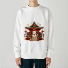 「動物ミリ屋」の笑福 Heavyweight Crew Neck Sweatshirt