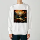 AQUAMETAVERSEの朝の穏やかな雰囲気 Marsa 106 Heavyweight Crew Neck Sweatshirt