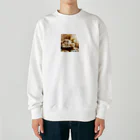 katohkouchiのサニーバスケット・ドリーム Heavyweight Crew Neck Sweatshirt