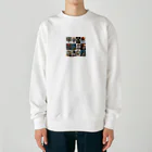 Kare-Raisuの色んなスポーツ　ボール　道具　おしゃれ Heavyweight Crew Neck Sweatshirt