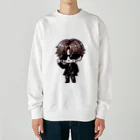 Taki_Workの泣き男くん Heavyweight Crew Neck Sweatshirt