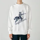 chicodeza by suzuriのサジタリウス Heavyweight Crew Neck Sweatshirt