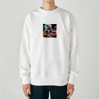 宇宙屋さんのクッキングリス Heavyweight Crew Neck Sweatshirt