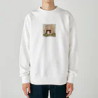 ☆KOKORAY☆のハムりんちゃん Heavyweight Crew Neck Sweatshirt