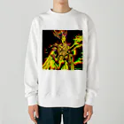 moon_takuanの神功皇后とロック「Empress Jingu and Rock」 Heavyweight Crew Neck Sweatshirt