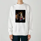 117hibikiの柴犬COOUo･ｪ･oU Heavyweight Crew Neck Sweatshirt