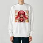 Maverick-JPのCute girl Momoko-chan Heavyweight Crew Neck Sweatshirt