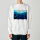 umin0nakaの青い珊瑚礁 Heavyweight Crew Neck Sweatshirt