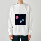 Apricot_taruの綺麗な宇宙 Heavyweight Crew Neck Sweatshirt